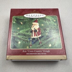 Hallmark Keepsake 2000 Kris "Cross-Country" Kringle Santa Ski Christmas Ornament